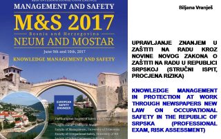 INTERNATIONAL CONFERENCE MANAGEMENT AND SAFETY 2017