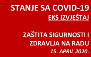 STANJE SA COVID-19 EKS IZVJEŠTAJ